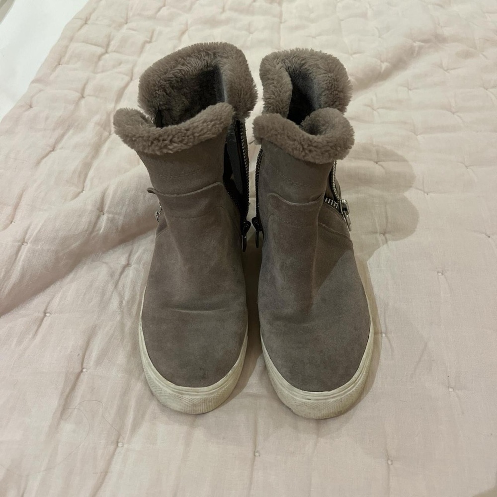Steven By Steve Madden Pink Winter Rain Boots with Side Zipper